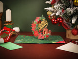 Liif Happy Christmas Card, Pop Up Christmas Card