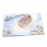 Liif Religious Christmas Church Pop Up Card