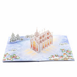 Liif Religious Christmas Church Pop Up Card
