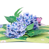 Hydrangea Pop Up Card