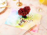 liif love tree 3d greeting lbgt pop up card pride gay anniversary valentines day