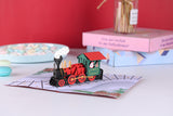 Polar Express Pop Up Card