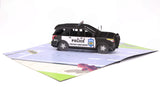 liif police car pop up 3d greeting card officer retirement academy congratulations congrats gift cards handmade popup men man boss