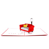 Kitty Couch Pop Up Card