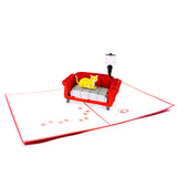 Kitty Couch Pop Up Card