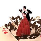 Dancing Couple Pop Up Card