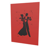 Dancing Couple Pop Up Card