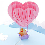 Love Balloon Pop Up Card