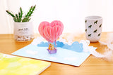 Love Balloon Pop Up Card