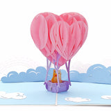 Love Balloon Pop Up Card