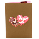 Love Chocolate Pop Up Card
