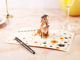 Graduation Dog Pop Up Card
