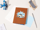 Classic Truck Pop Up Card