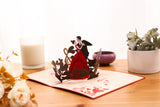 Dancing Couple Pop Up Card