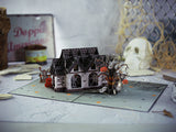 liif haunted house 3d greeting pop up halloween card