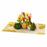 Pumpkin Flower Pop Up Card