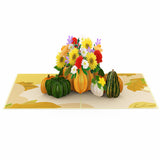 Pumpkin Flower Pop Up Card