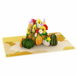 Pumpkin Flower Pop Up Card