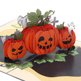 Halloween Pumpkins Pop Up Card