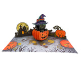 Halloween Black Cat Pop Up Card