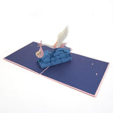 Baby & Stork 3D pop up card