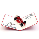 F1 Racing Pop Up Card