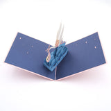 Baby & Stork 3D pop up card