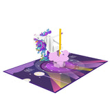 Liif Funny Unicorn Pop Up Card