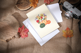 Pumpkin Flower Pop Up Card