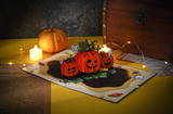 Halloween Pumpkins Pop Up Card