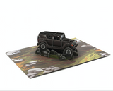 Liif Jeep Wrangle Pop Up Card