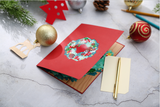 liif Christmas Wreath 3D greeting pop up card merry happy