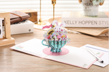 liif easter teacup eggs pop up card lovepop card bunny cute 3d greeting