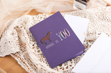 Liif Funny Unicorn Pop Up Card