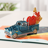 Love Truck Pop Up Card