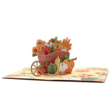 Pumpkin Wagon Pop Up Card