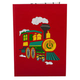 liif polar express train santa pop up 3d greeting card paper love lovepop poplife chrsitmas kids boy girl fun cute cards gift