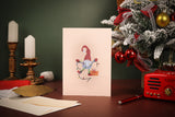 Liif Christmas dwarf Pop Up Card