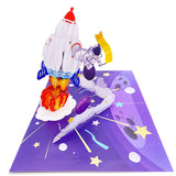 Rocket Ship Pop Up Card