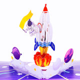 Rocket Ship Pop Up Card