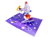 Rocket Ship Pop Up Card