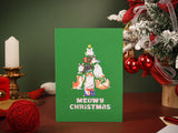 Liif Funny Cat Merry Christmas Card