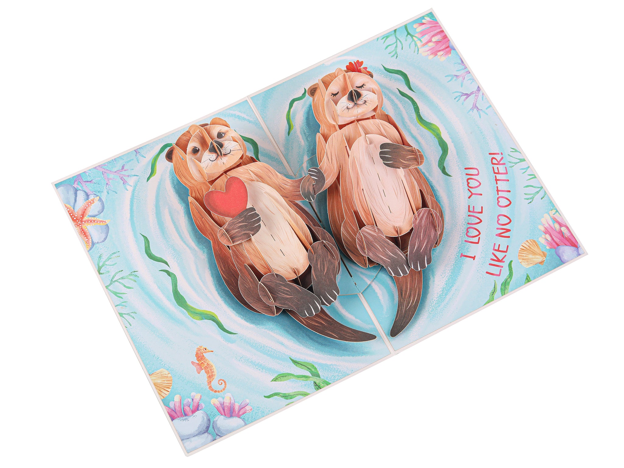 Otter Half Pop Up Card – Liif