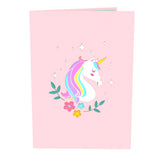 Magic Unicorn Pop Up Card