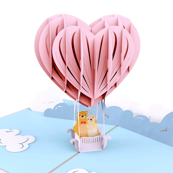 Love Balloon Pop Up Card