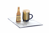 Beer Cheer Pop Up Card