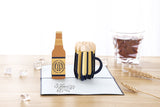 Beer Cheer Pop Up Card