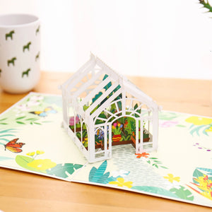 Greenhouse Pop Up Card