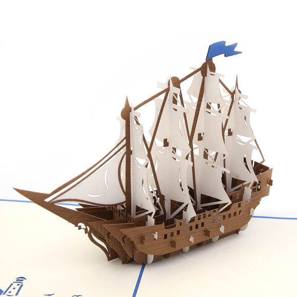 Set Sail Pop Up Card