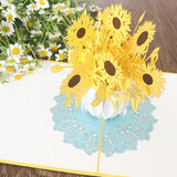 Sunflower Surprise Pop Up Card